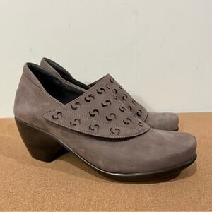 NAOT Precious Leather Slip On Clog Heels